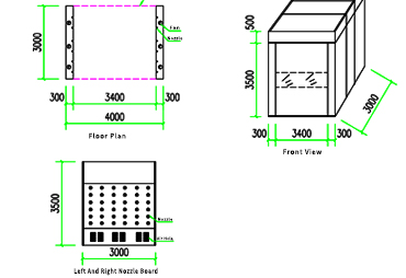 Free Standing Enclosure with Canopy